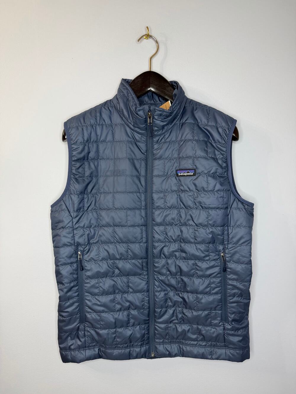 Patagonia Nano Puff Vest Smolder Blue Men's M Lightweight Packable New